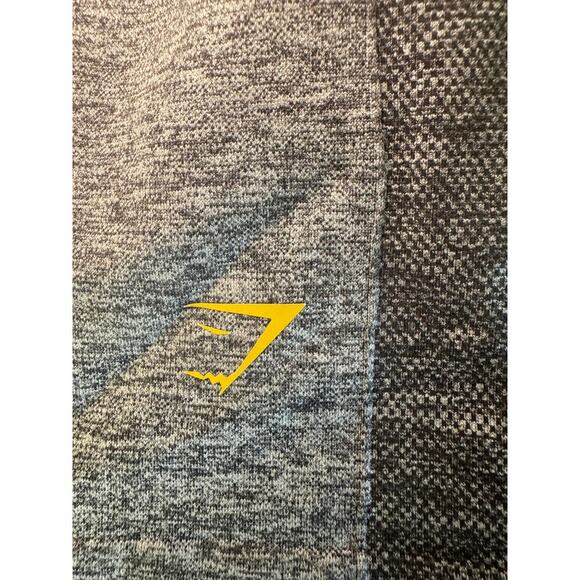 Gymshark Women Yellow Compression Shorts Performance Training Activewear Size M - Picture 3 of 4